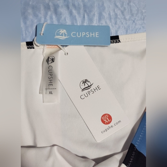 NWT CUPSHE SIZE XL. Colorful Striped Bikini Bottom - Picture 3 of 11